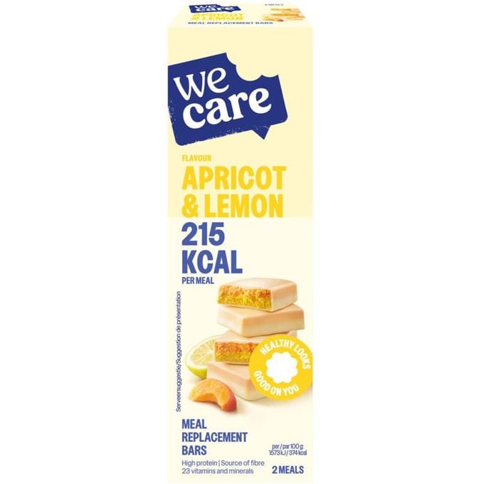WeCare Meal Replacement Bars Abricot Lemon - 116 gr