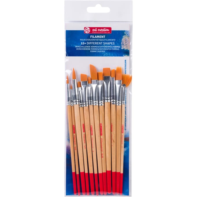 Talens Art Creation Aquarelpenselen set van 12 - polyester