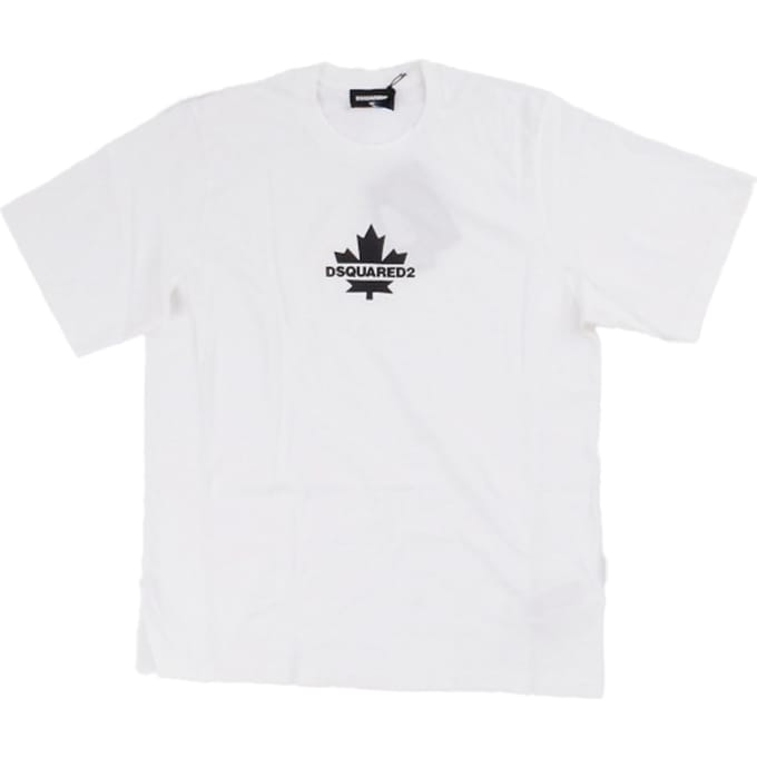 Dsquared2 T-shirt en Polo Bianco