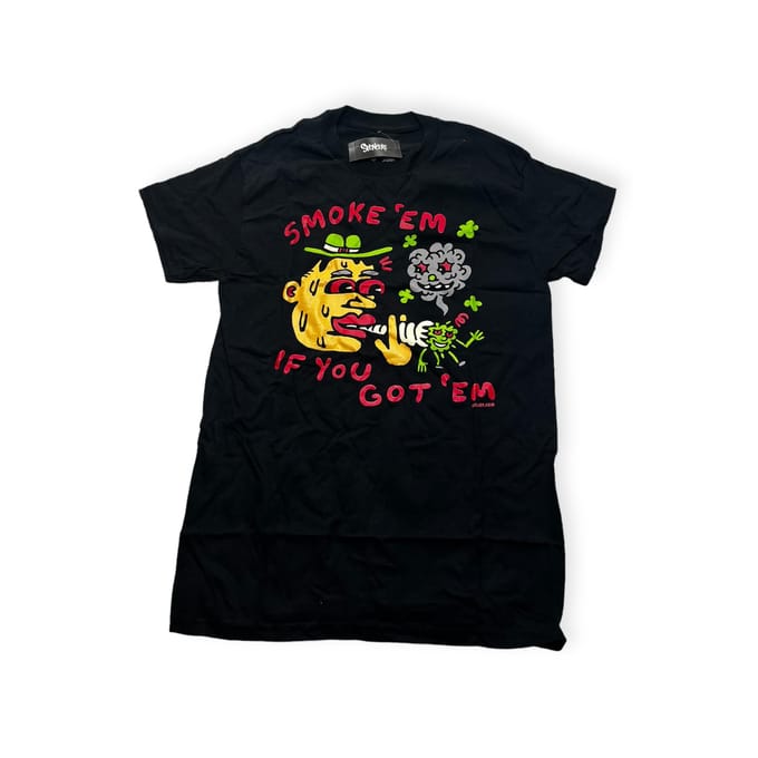 T-shirt homme col rond SPENCER'S imprimé L black