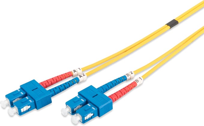 LWL OS2 Singlemode glasvezel Patchkabel, SC / SC 2 M - Netwerkkabel - Computerkabel - Kabel