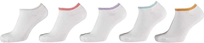 iN ControL 5pack sneakersocks WHITE 31/34