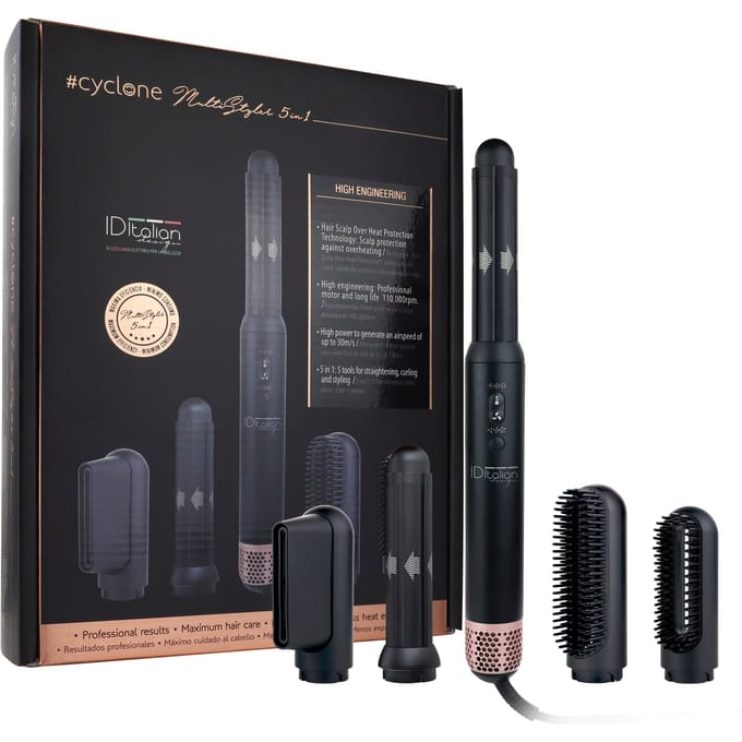 5-IN-1 CYCLONE MULTI-STYLER DROGER, DROOGT - STIJLT - KRULLEN - KAMMEN