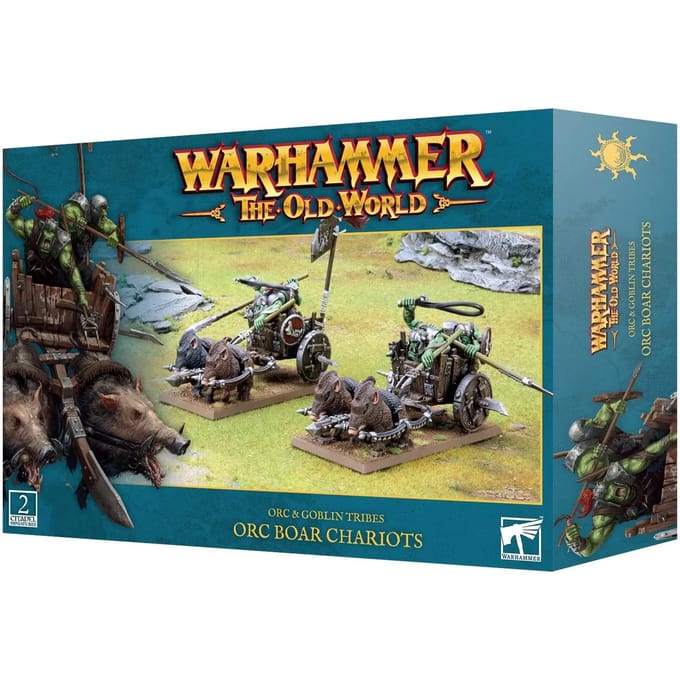 Figurine Games Workshop Warhammer ToW - Orc & Gobelin : Chars à Sangliers Orc