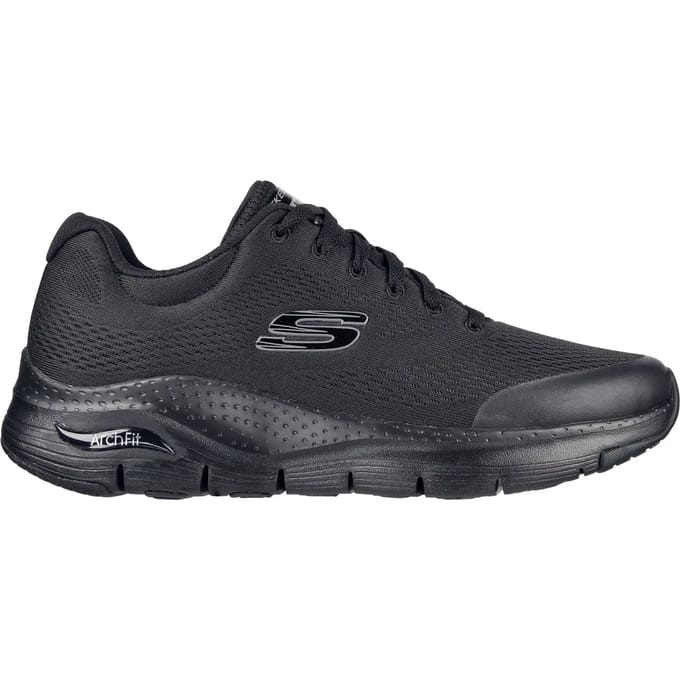 Lage Sneakers Skechers Baskets Arch Fit noir