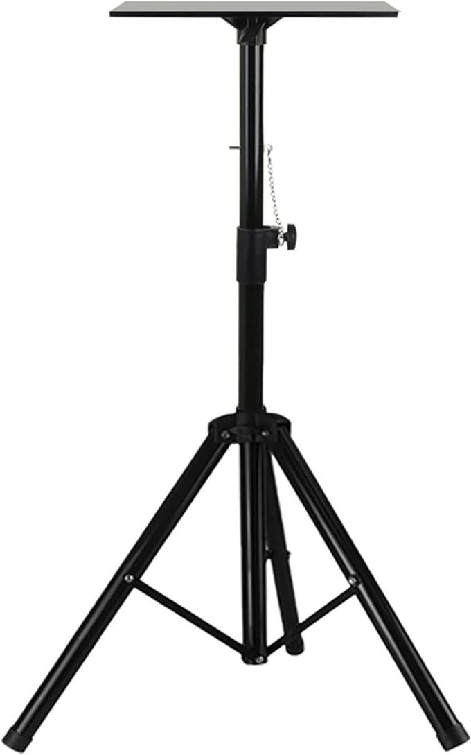 Projector Statief - Apparaatstandaard - Presentaties Geven - Opvouwbaar Ontwerp - 60-120 cm - Zwart