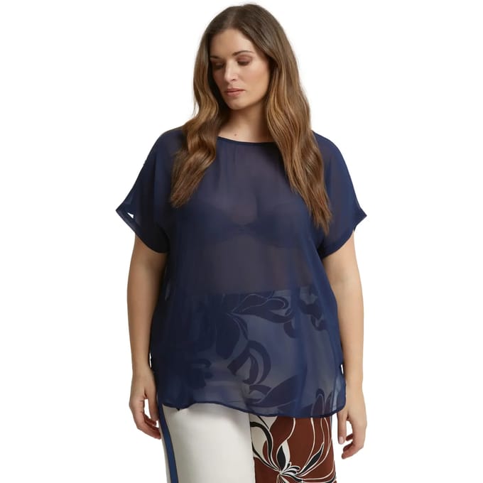 Mousseline Top Dames Mat Fashion