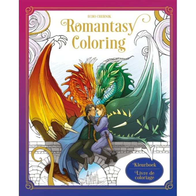 Romantasy Coloring Kleurboek/Livre De Coloriage
