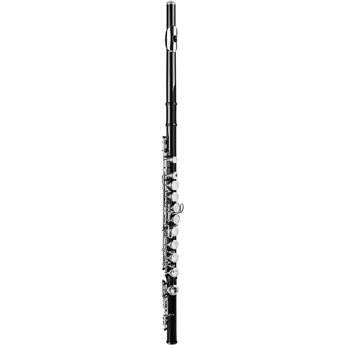 LADE C Sleutel 16 Gaten Messing Fluit Beginnerskit Opbergkoffer Reinigingsdoek Handschoenen (wit)