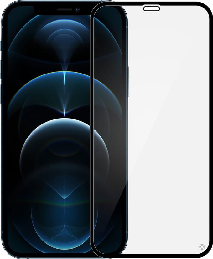 Force Case, Screenprotector geschikt voor iPhone 12 Pro Max - Organic Glass, Transparant