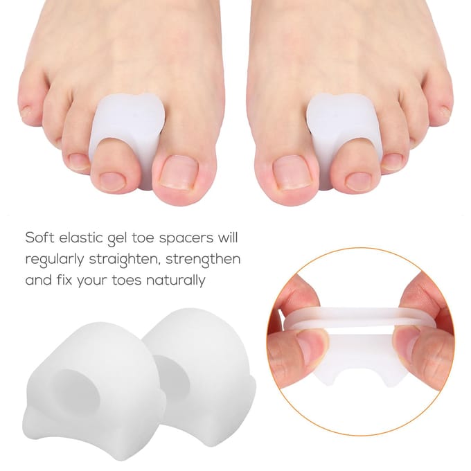 7-delige Bunion Corrector Set Bunion Relief Protector Sleeves Kit Teenafscheiders Spacers Stijltangen 7pcs beige