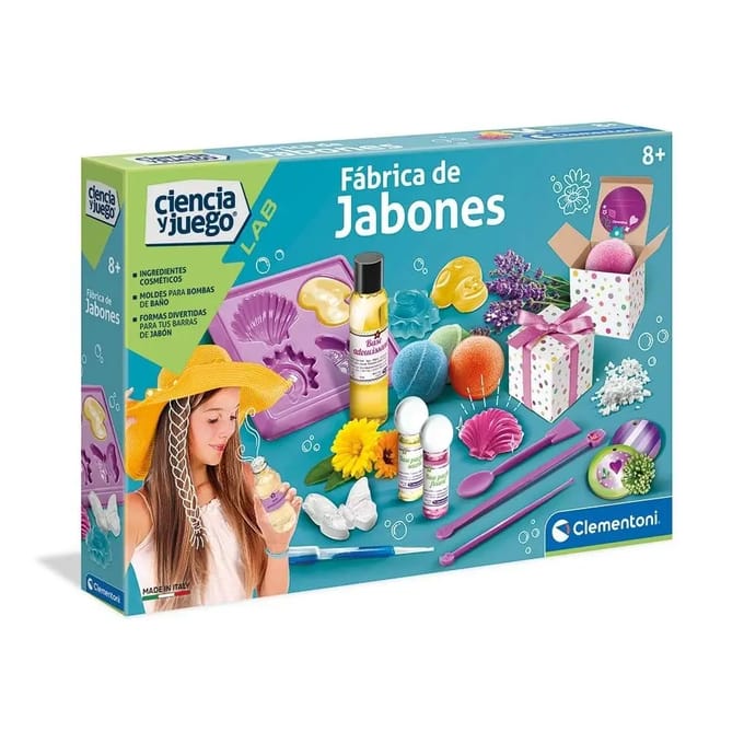 Creatieve activiteiten zeepfabriek wetenschap Clementoni