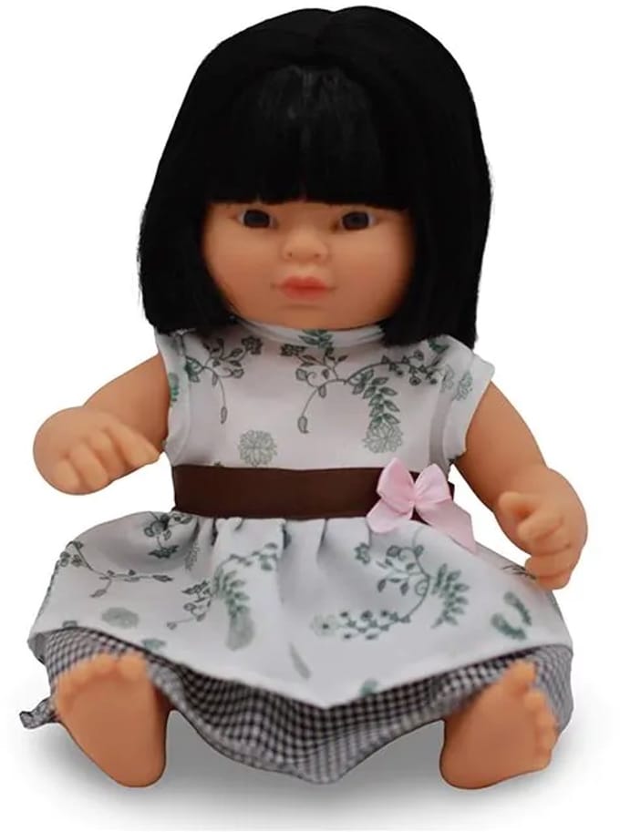 The Doll Factory Babypop 30 Cm Meisje met Kleding Emma - UNI