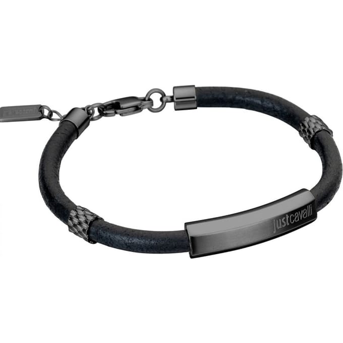 Just Cavalli Armband JCBR50010200 Heren Leather 225mm x 6mm