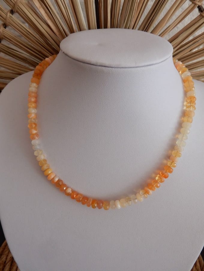 Vuur Opaal Collier