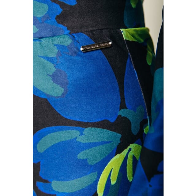 Colourful Rebel Moved flower peached extra flare pants dessin