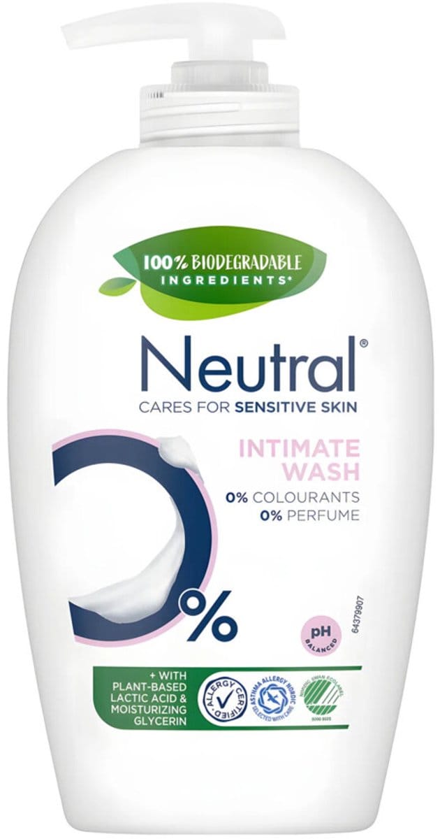 Neutral - Intimate Wash Sensitive Skin - 6 x 250 ml - Voordeelverpakking