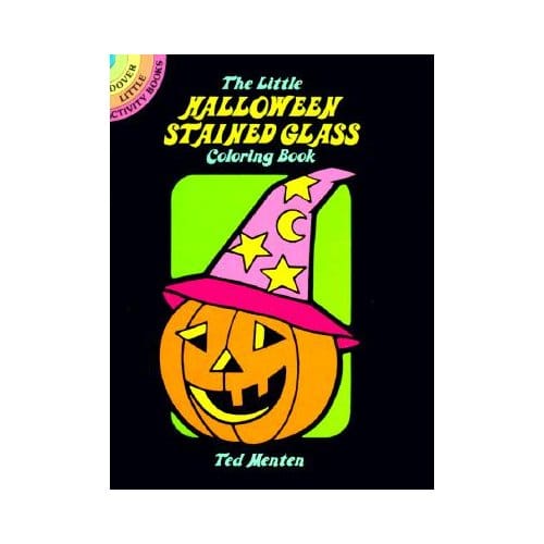 The Little Halloween Stained Glass Coloring Book - Menten, Ted