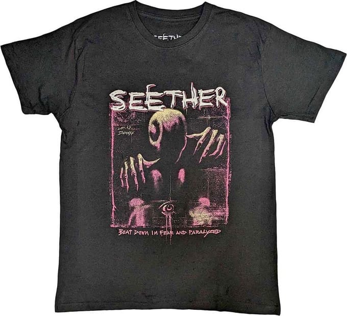 Seether - Beat Down Heren T-shirt - S - Zwart