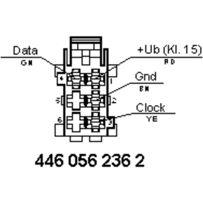 Controle-eenheid, niveauregeling WABCO 446 056 334 0