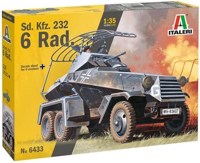 Bouwpakket Pantserwagen Sd.Kfz. 232 - Zes Wielen Modelbouw