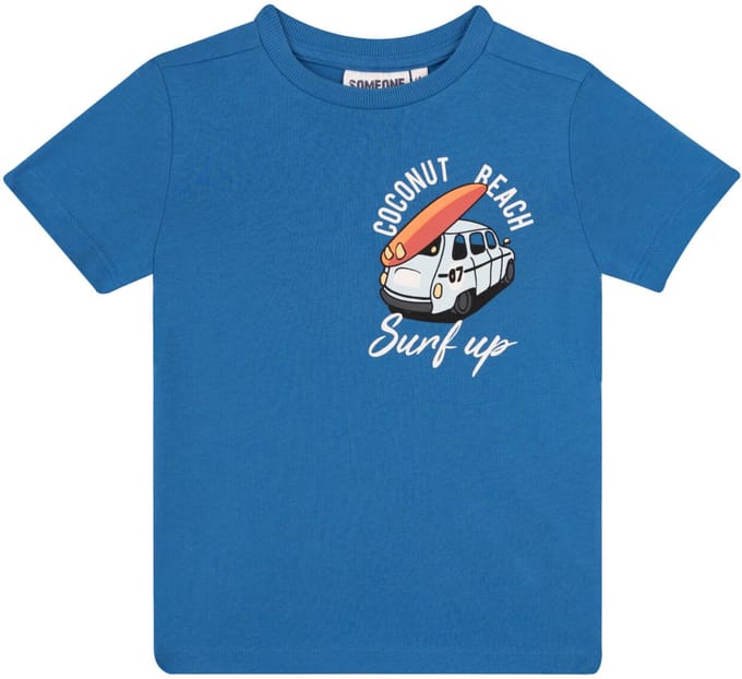 Someone WAVEY-SB-02-J Jongens T-shirt - BLUE