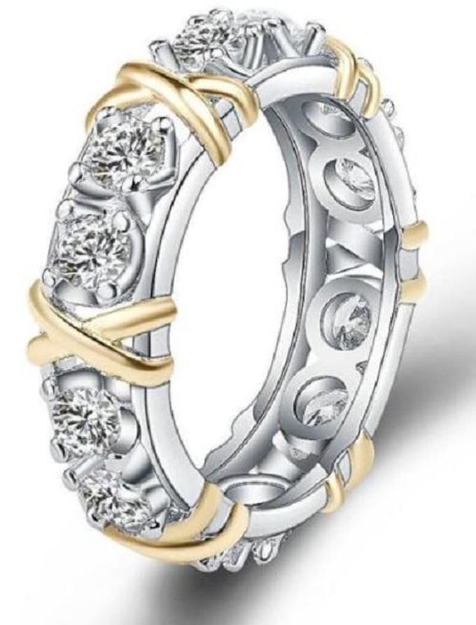 Schitterende Zilveren Ring- zie filmpje 15.75 mm. (maat 49)