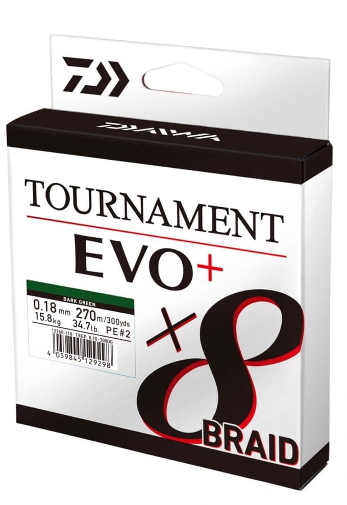 Daiwa Tournament Evo Plus Gevlochten Vislijn 135 M Geel 0.200 mm