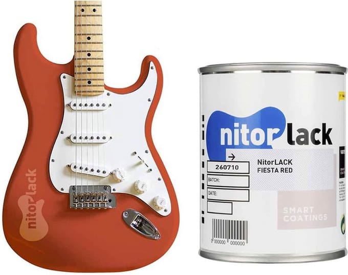 NitorLACK N260710108 Nitrocellulose Lak Fiesta Red 500ml Blik
