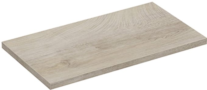 Wiesbaden Alvara Topblad 40 x 22 cm - Grijs Eiken