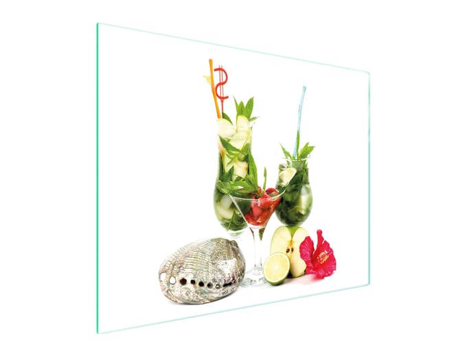 TMK ArtDeko - Snijplank - Glas - 52x40cm - Vruchtenprint