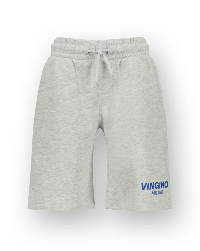 Vingino Boys Basic-short Short Fearless Grey Melee Taglia: 2 | Pantaloni Outlet | kids | Grigio