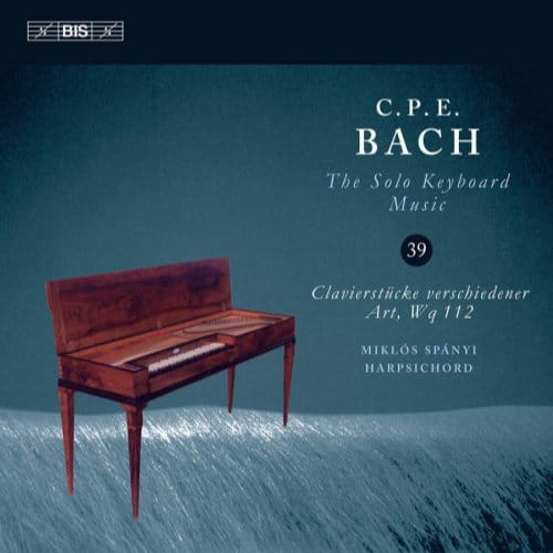 Miklós Spányi - C.P.E. Bach: Clavierstücke verschiedener Art, Wq 112 (CD)
