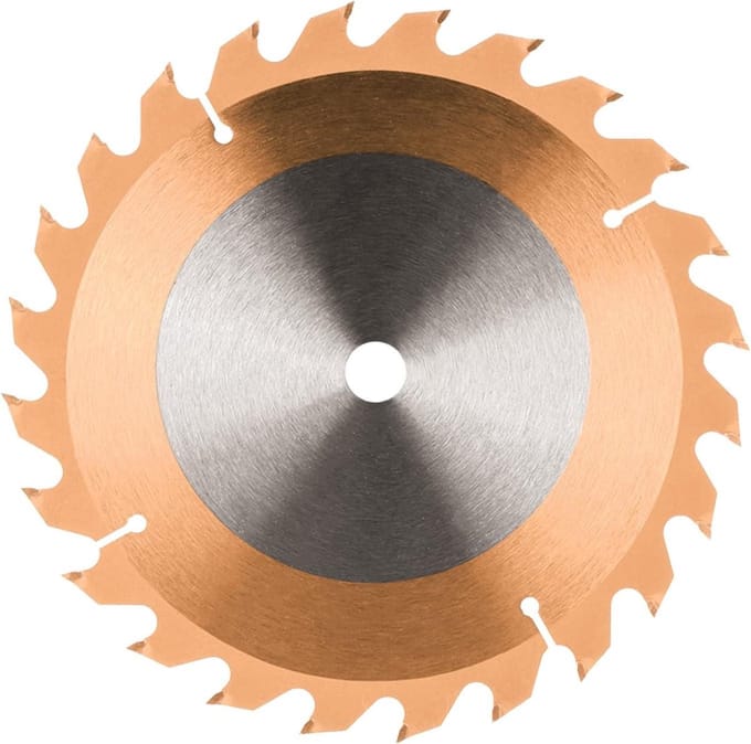 Zaagblad Hout - Cirkelzaagblad Hardmetaal - Hout Bewerken - TiCN Coating - 165 mm - One Color
