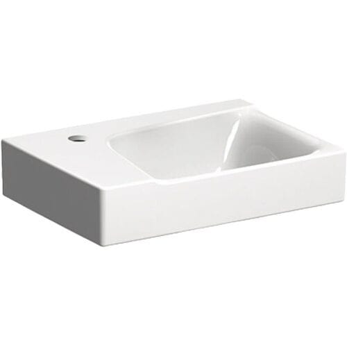 Geberit Xeno² hand wash basin 40 x 28 cm tap hole left 500.528.01.1