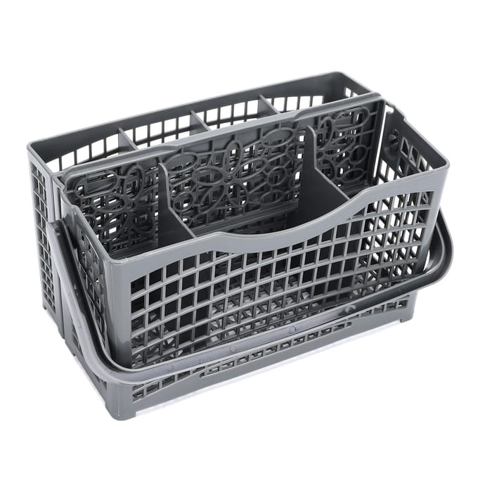 Vaatwasser Bestekmand Keukengerei Bestekhouder Messen Vorken Opbergrek 23.1x13.1x13.4cm voor black