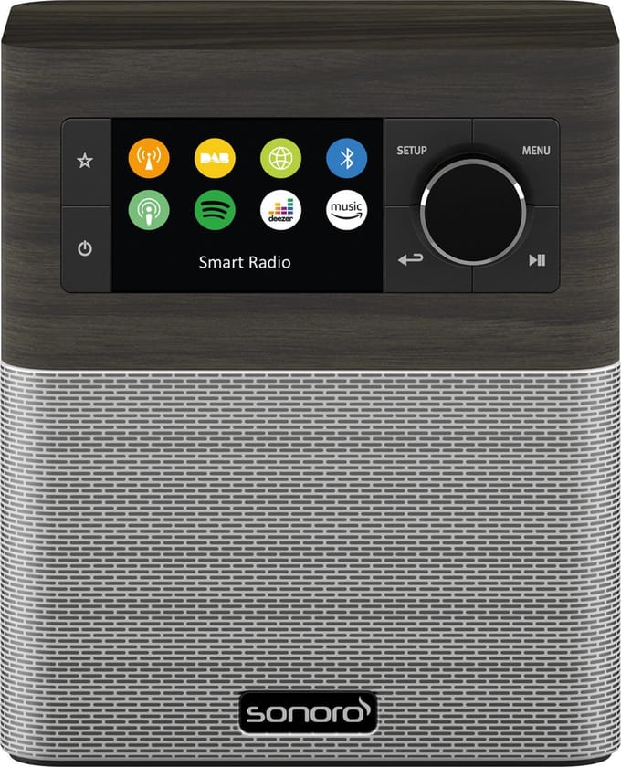 Sonoro STREAM - FM/DAB+ radio - internet radio - BlueTooth - Wifi - Eiken/Zilver