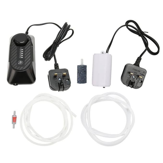 Aquarium Ozon Generator Verstelbaar Vis Tank Ozonator voor Waterzuivering Algenverwijdering Geur gray