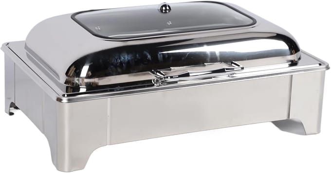 Elektrische Buffetserver - Warmhoudplaat - Buffet Warm Houden - Temperatuurregeling - 58x43x29 cm