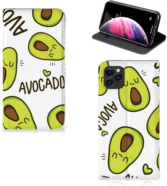 Apple iPhone 11 Pro Max Magnet Case Avocado Singing