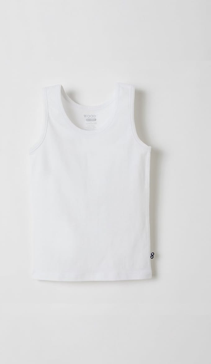 Woody Singlet Single Pack Wit 10A