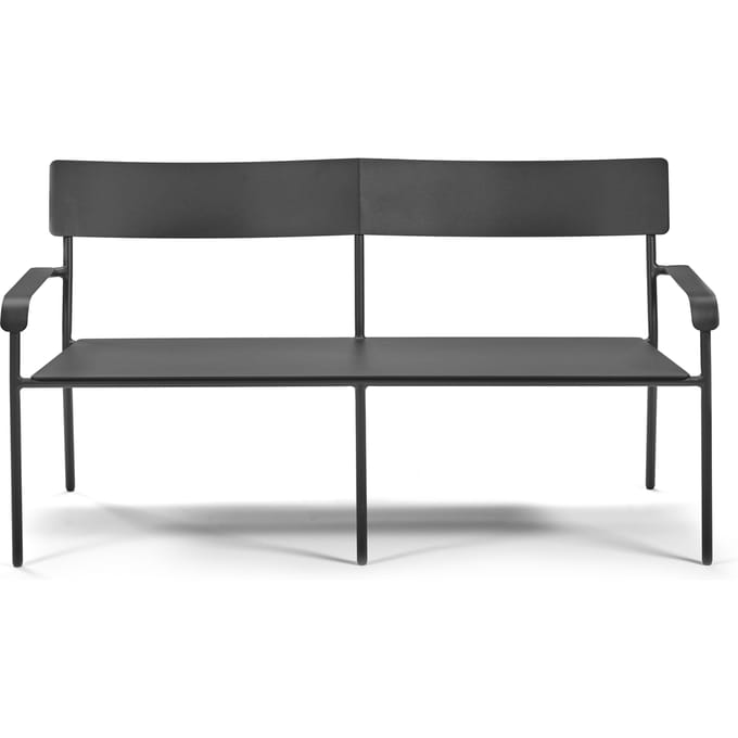 Serax Vincent Van Duysen August tweezit bank L136cm H70cm zwart