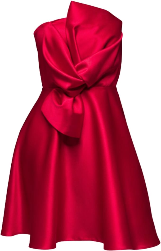 LARICA Jurk - Rits - Jurk Rood S