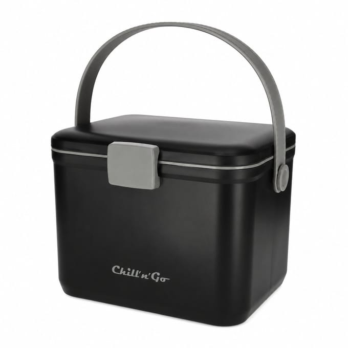 Norländer Koelbox - 27 x 21 x 20 cm - 5 liter - Zwart