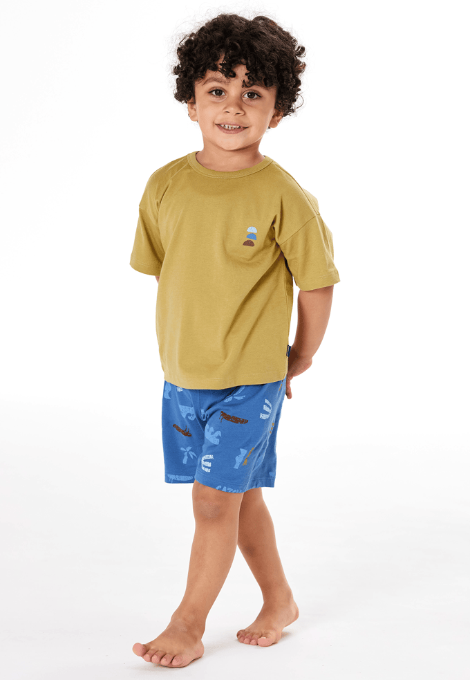 Korte pyjama Surfer kaki - Kids Nightwear 92