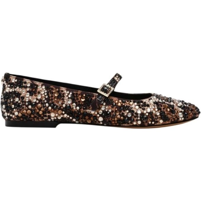 Steve Madden Dames/Dames Brissa Ballet Flats met luipaardprint (Luipaard)