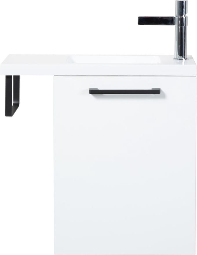 Fonteinmeubel Finn 40cm mat wit