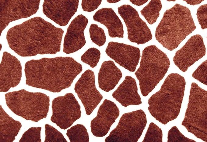 Fotobehang Giraffe Abstract | PANORAMIC - 250cm x 104cm | 130g/m2 Vlies