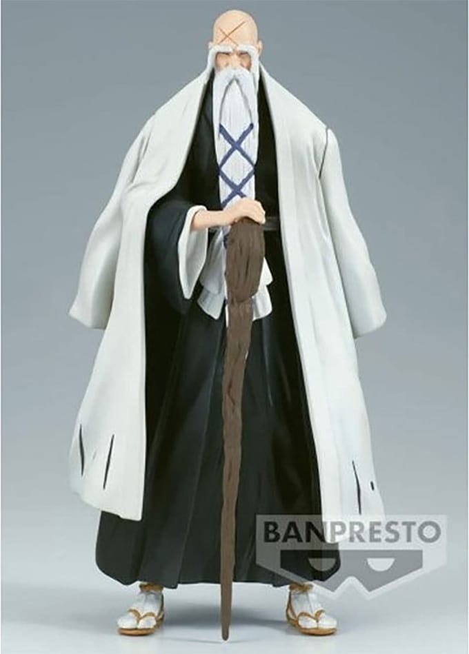 Banpresto Bleach Solid and Souls PVC Statue Shigekuni Yamamotogenryusai 15 cm Beeld