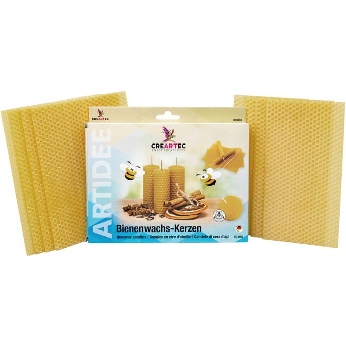 Bijenwas honingraat kaarsenset